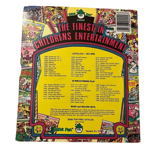 Peter Pan Records Goldilocks & The 3 Bears Story Song & Sound Effects On Record - Picture 4 of 6